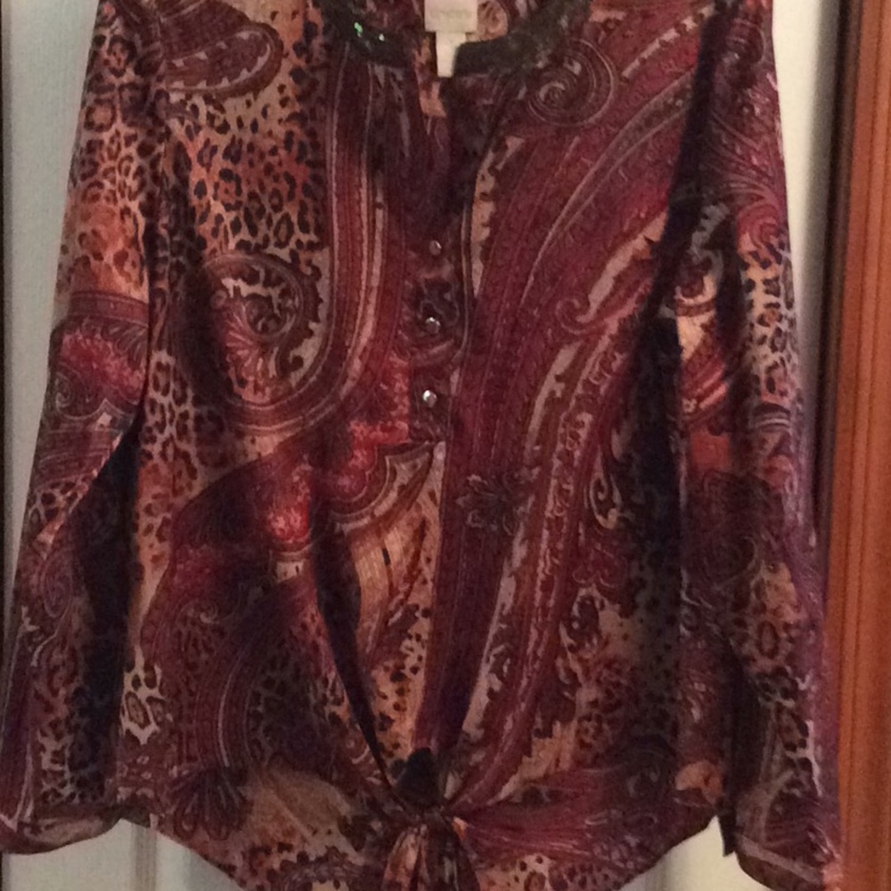 Chico’s Size 1 gorgeous blouse